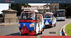 Desktop Screenshot of budapesttuktuk.com