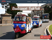 Tablet Screenshot of budapesttuktuk.com